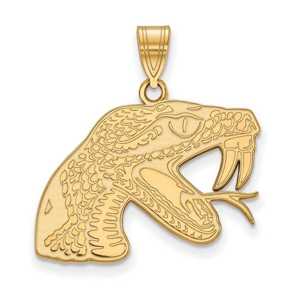 10k Yellow Gold Florida A&M U Large Pendant